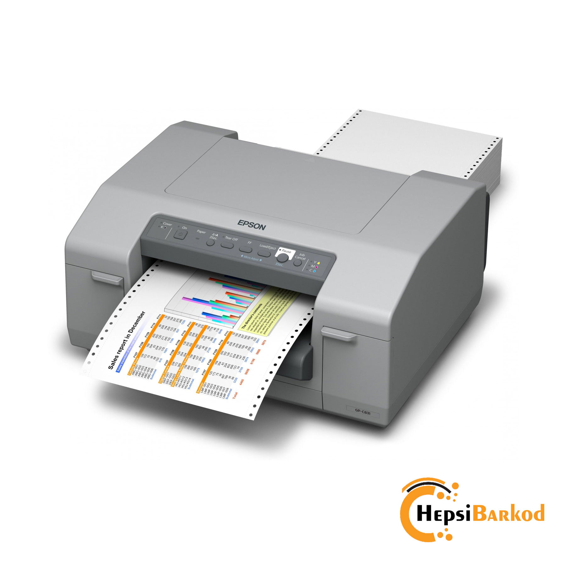 Epson GP-C831 Renkli Barkod Yazıcı